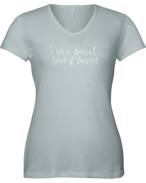 I am a special kind of twisted V-neck Tshirt