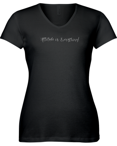 Attitude is everything! V-neck Tshirt