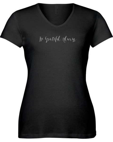 Be grateful always V-neck Tshirt