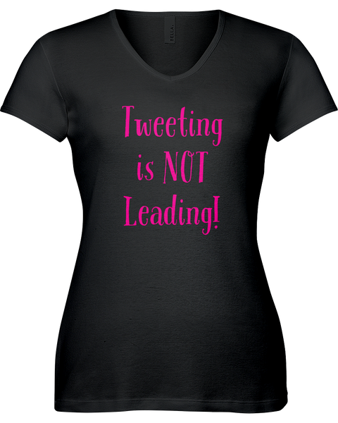 Tweeting is NOT Leading!