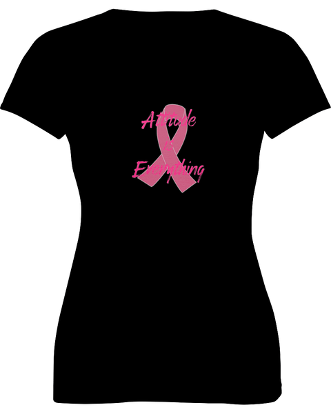Attitude is Everything Breast Cancer Awareness Tee