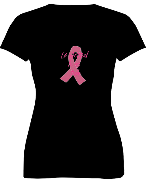 La Actitud  lo es  todo Breast Cancer Awareness Tee